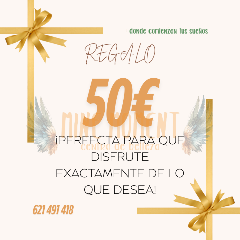 tarjeta regalo 50 euros